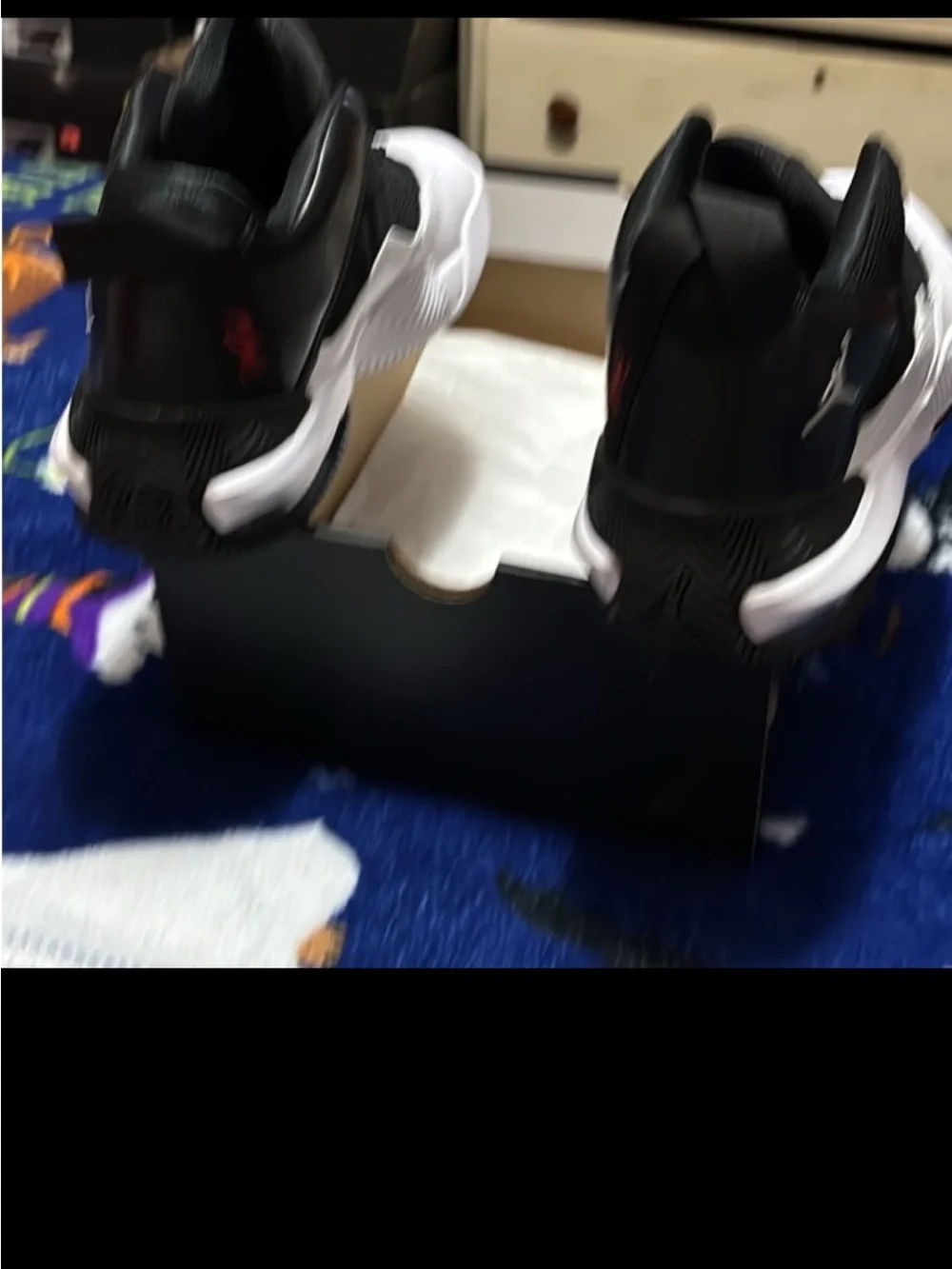 Jordan stay loyal Black, White & Red Basketball Sneakers